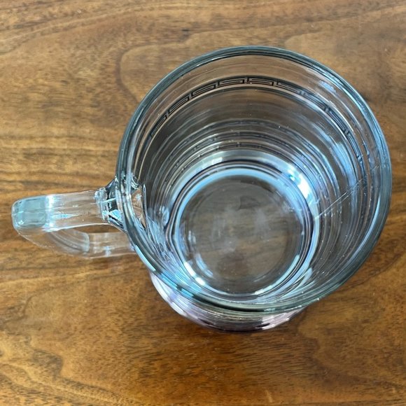 Princess House Pheasant Bird Beer Mug Crystal Glass Stein Vintage - Picture 8 of 10